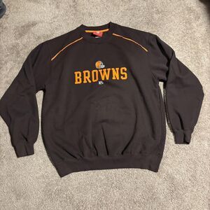 Vintage NFL Cleveland Browns Brown / Orange Crewneck Sweatshirt Men’s Medium